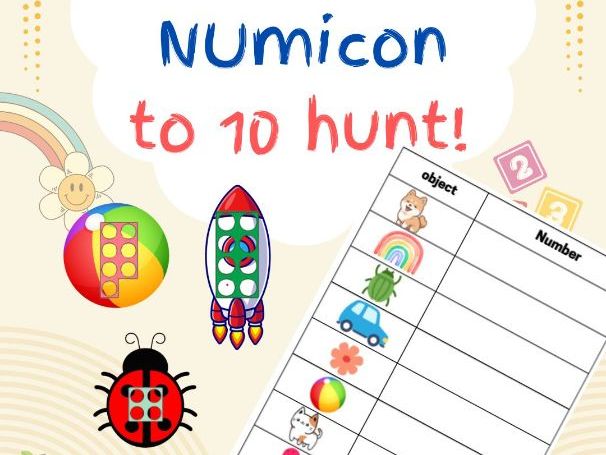 Numicon humbers to 10 hunt