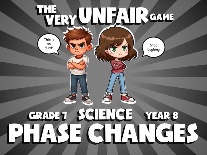 Phase Changes VERY UNFAIR GAME | No-Prep Year 8 Science Review Activity