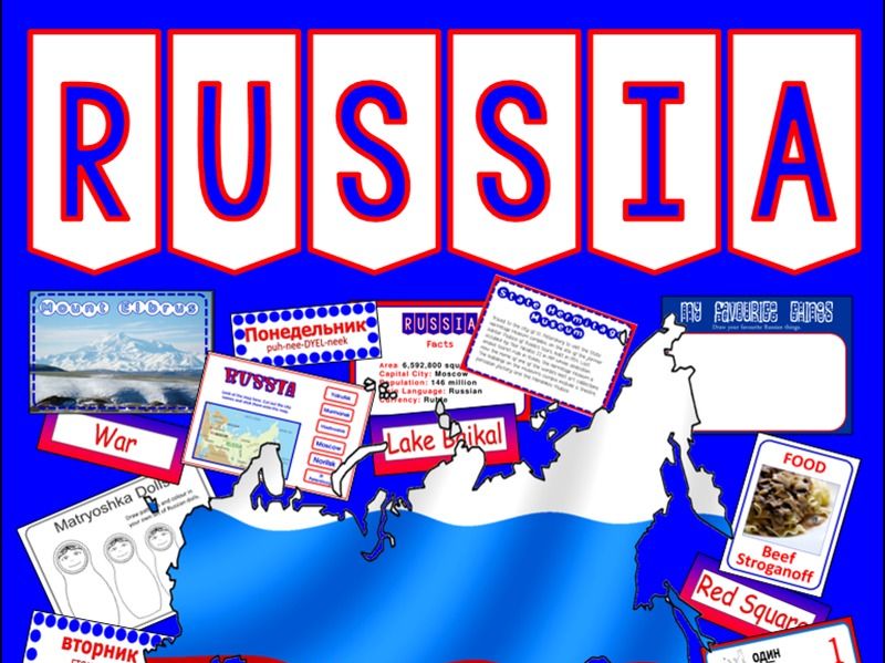 RUSSIA RUSSIAN CULTURE DIVERSITY TEACHING RESOURCES LANGUAGE GEOGRAPHY