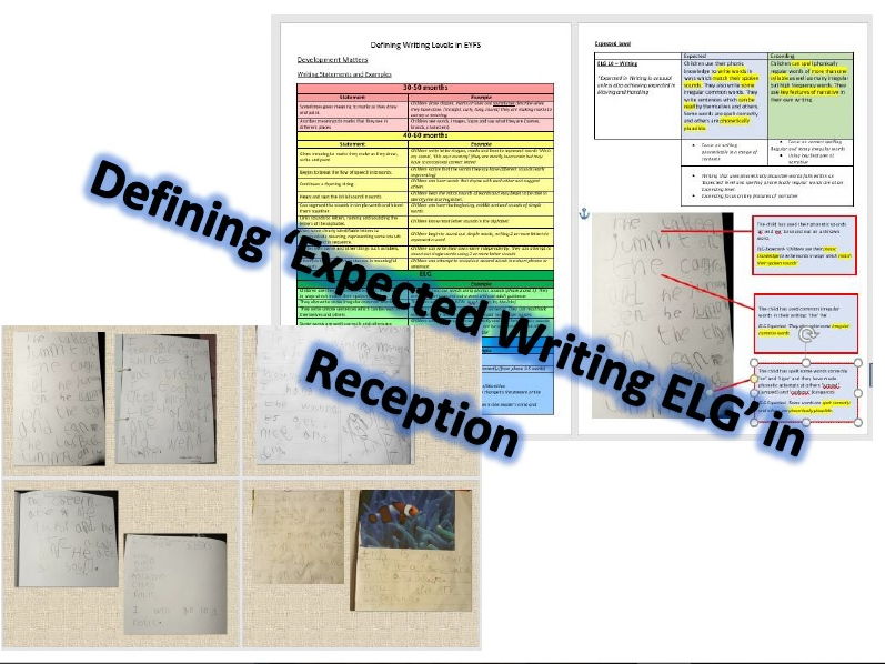 Defining Expected ELG in Writing - Examples and Explanation