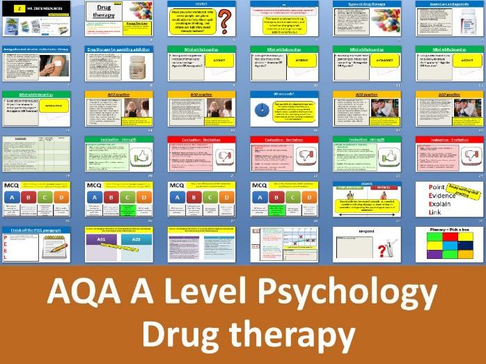 Drug therapy | First exams in 2027 - AQA A Level Psychology (Addiction)