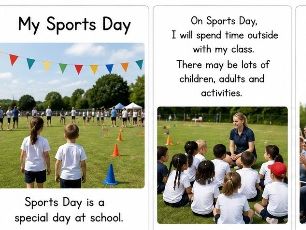 Sports Day Social Story | SEND, Autism, EYFS & KS1 Transition Support| Bundle 2x Resources