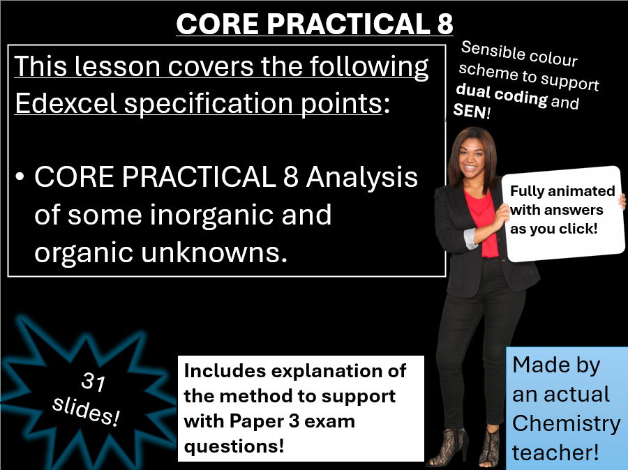 Core Practical 8 | Edexcel International AS Chemistry (click for video preview)