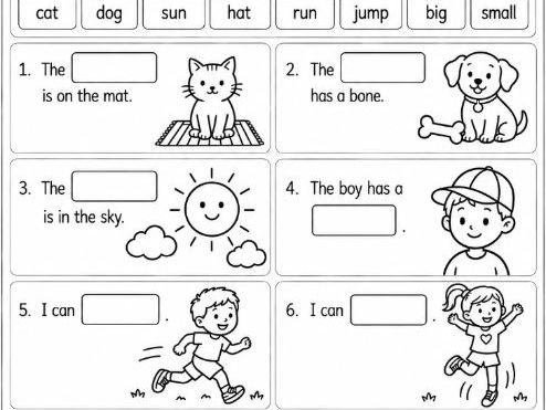 Year 1 Reading Comprehension Worksheets | 5-Page A4 No-Prep KS1 Reading Pack