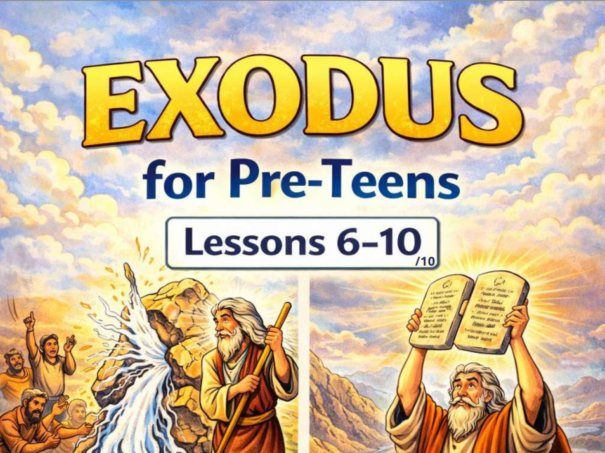 Exodus for Pre-Teens: 5 Bible Lessons