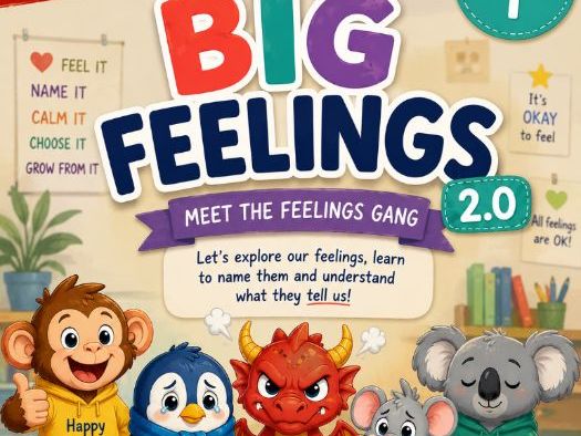 Big Feelings 2.0 FREE Lesson Meet the Feelings Gang PSHE & Emotional Wellbeing