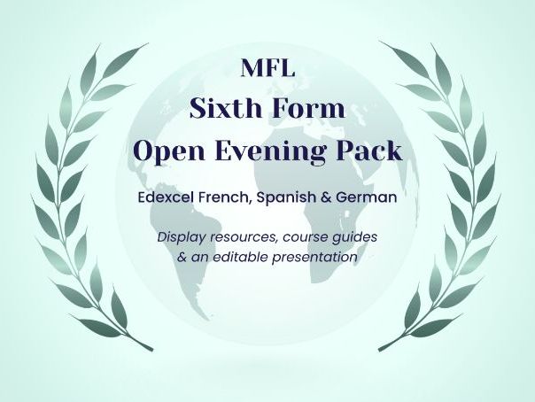 Sixth Form Open Evening Pack – Edexcel French, Spanish & German
