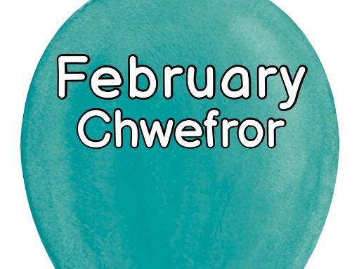 Welsh Months of the Year - Balloons