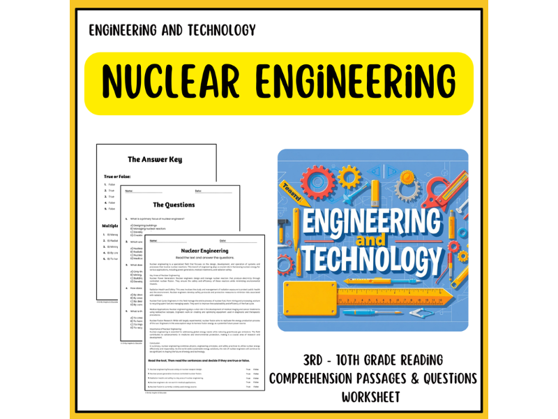 Nuclear Engineering Reading Comprehension Passages & Questions ...