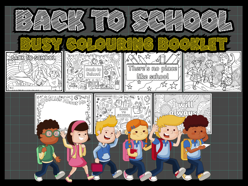Back to School Coloring Pages | First Day Activities & Growth Mindset Quotes