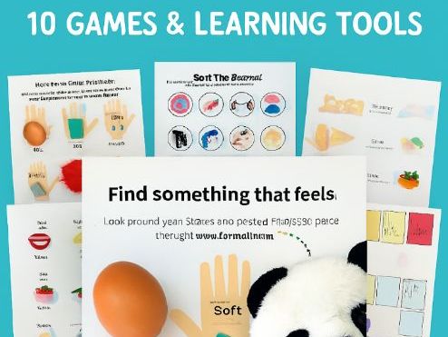 Sensory Play Printable Pack/ Calm Down Activities for Kids/ SEN & Autism- Friendly Resources