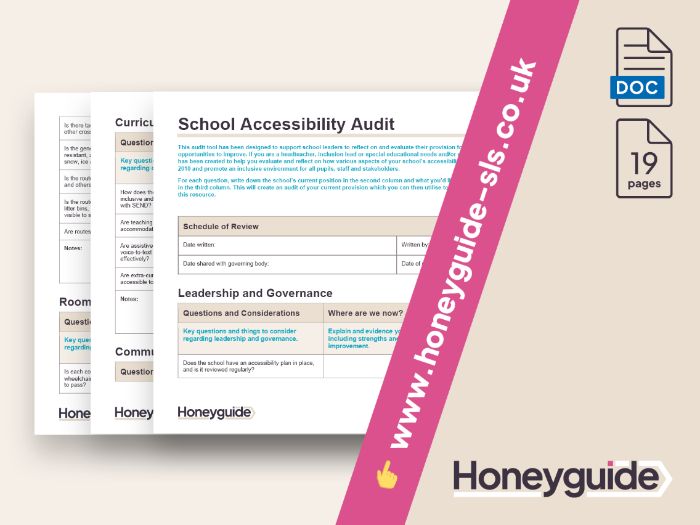 School Accessibility Audit and Action Plan