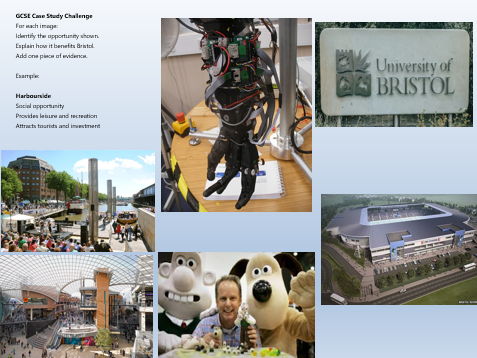 AQA GCSE Geography How can urban change create opportunities: Bristol
