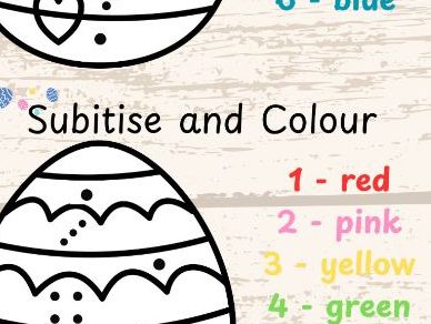 Easter - Colour by Subitise