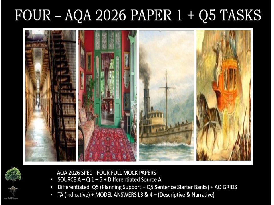 FOUR - PAPER 1 | 2026 FULL MOCKS | Q5 TASKS