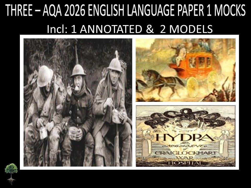 THREE - AQA PAPER 1 | 2026 FULL MOCKS | ANNOTATED | MODELS