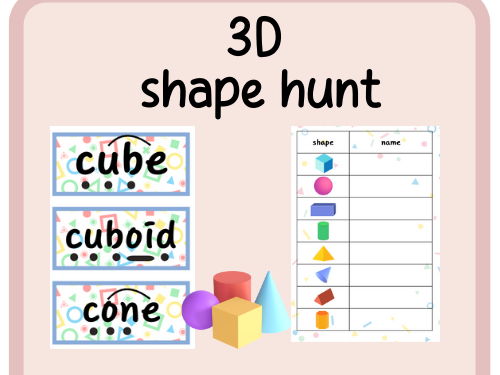 3D shape hunt