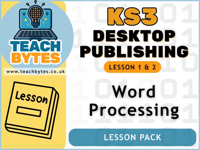 KS3 Desktop Publishing: L1+2 Microsoft Word