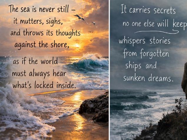 Unseen Poetry 'the sea' by James Reeves