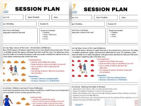 KS2 Football Term Block of Lesson Plans