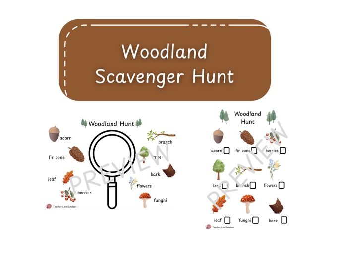 Woodland Scavenger Hunt