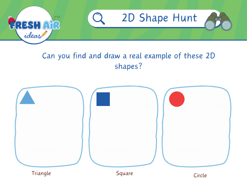 Outdoor 2D Shape Hunt