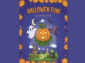 Halloween coloring book