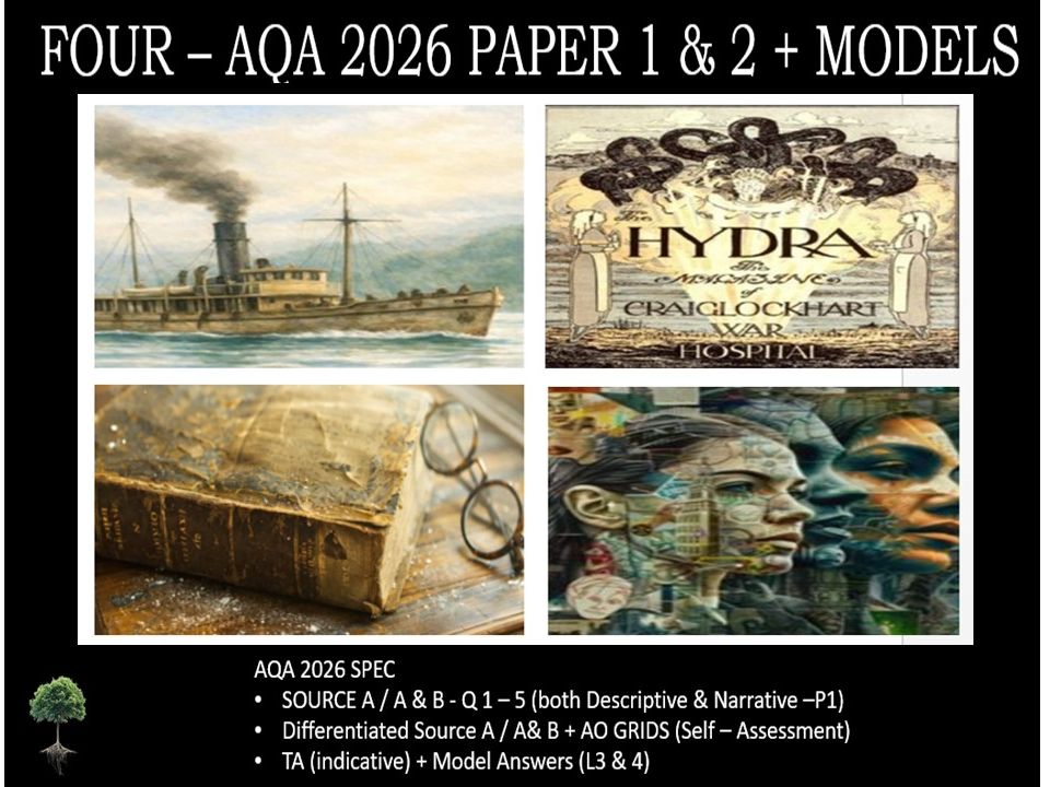 FOUR - AQA PAPER 1 & 2 | 2026 FULL MOCKS | MODELS
