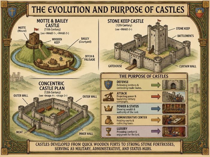 Lesson 11 of 16: Castles — Motte and Bailey to Stone Keep