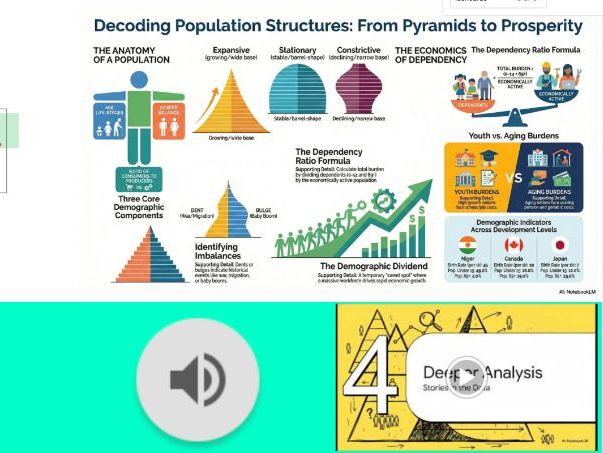 Deluxe Lesson Package: Population and Migration 9696  - 4.2.1 Populations structures
