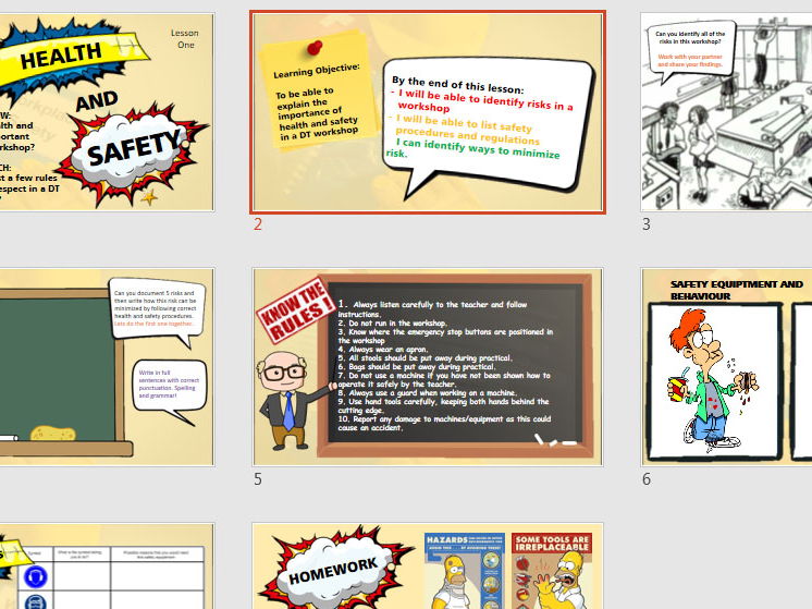 Health and Safety - DT | Teaching Resources