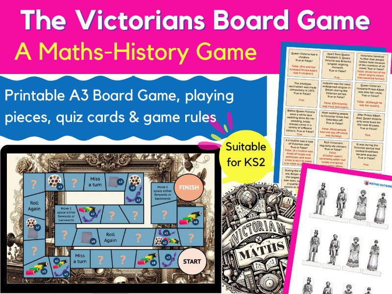 Victorian Board Game for KS2