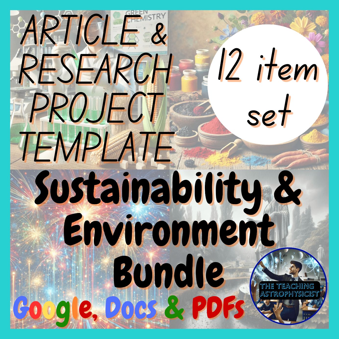Sustainability & Environment Bundle | 6 Research Project Templates + 6 Articles