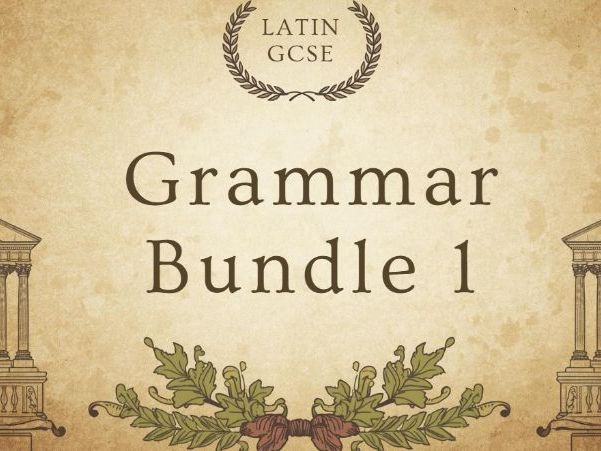 OCR Latin GCSE Grammar Bundle 1 - Nouns and Adjectives