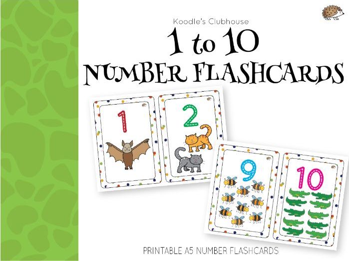 Quantities 1 in the direction of 10 Flashcards through Koodlesch Training Elements image about Printable Numbers 1 10 Flashcards identified as Figures 1 in the direction of 10 Flashcards by means of Koodlesch Coaching Elements