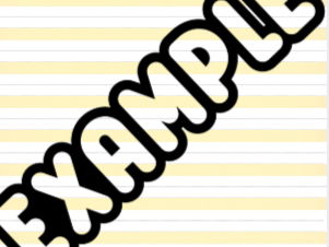 Yellow Handwriting Paper