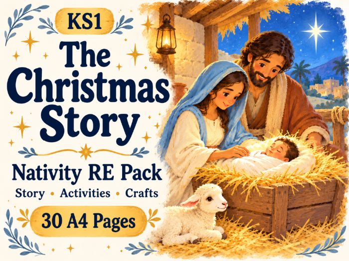 The Christmas Story / Nativity KS1 RE Activity Pack | Christmas RE Resources