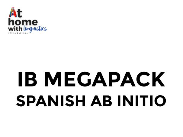 ⁠IB Megapack - Spanish Ab Initio