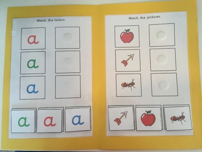 Phonics Alphabet Folder Activity Special Needs