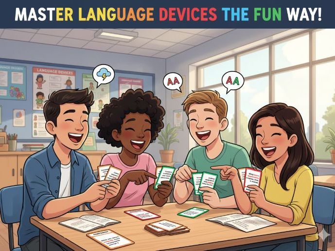 Language Device Playing Cards - Great For GCSE Paper 1!