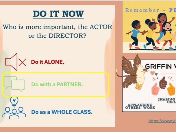 Drama Skill Building / Intro to Drama