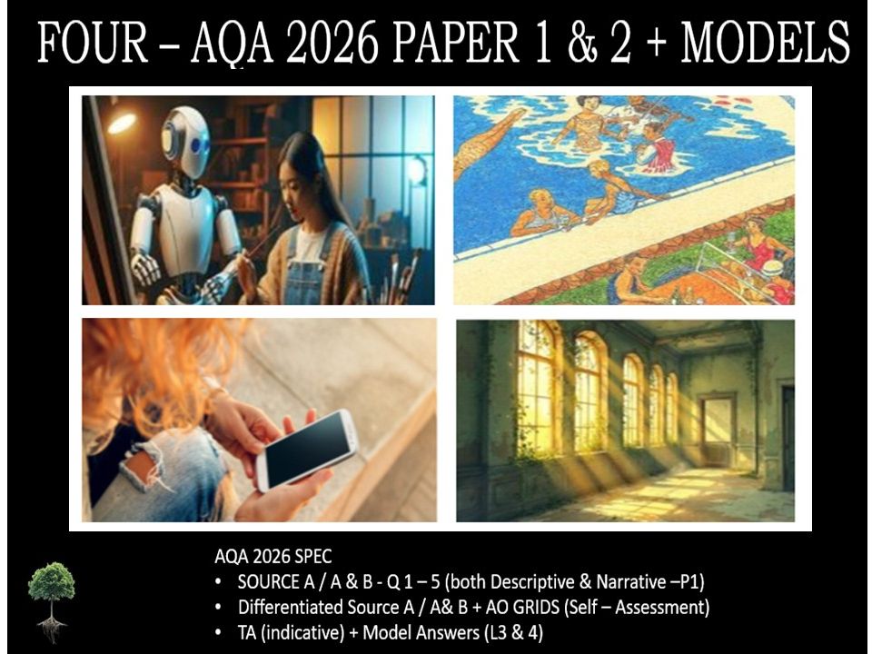 FOUR - AQA PAPER 1 & 2 | 2026 FULL MOCKS | MODELS