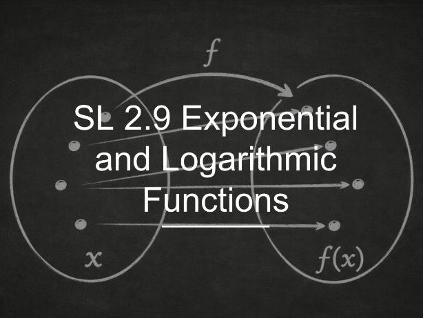 IB Maths AA SL 2.9 - Exponential and Logarithmic Functions