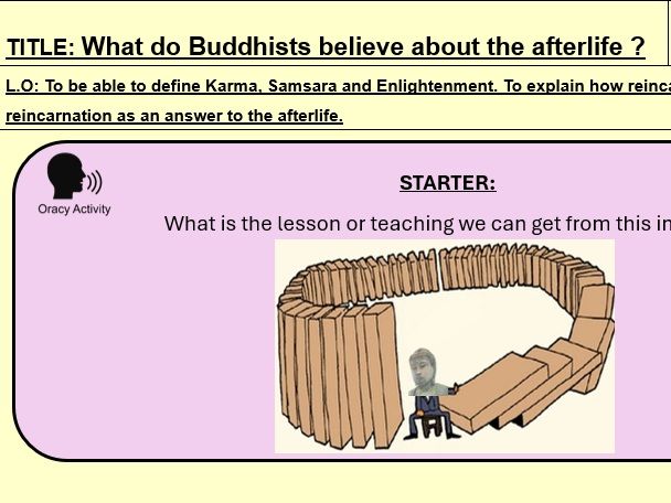 Karma, Samsara & Nirvana - KS3 Buddhism - Religious Studies