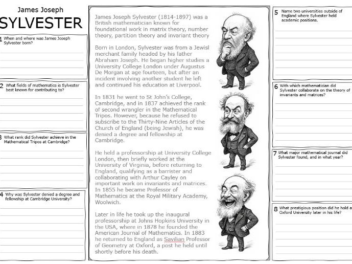 Maths through the Ages - Sylvester