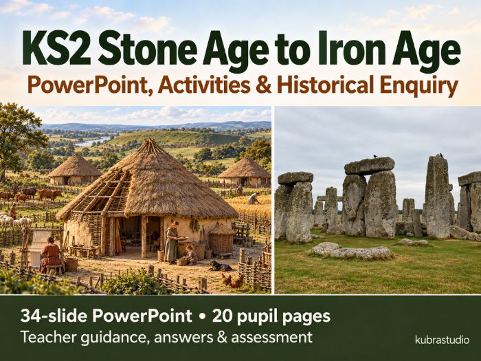 KS2 Stone Age to Iron Age Resource Pack