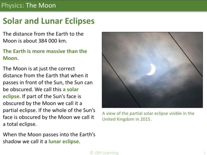 KS3 Physics: The Moon