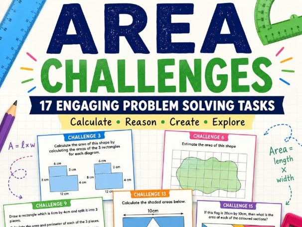 Area Challenges – High-Impact Geometry Resource for Problem Solving & Mastery