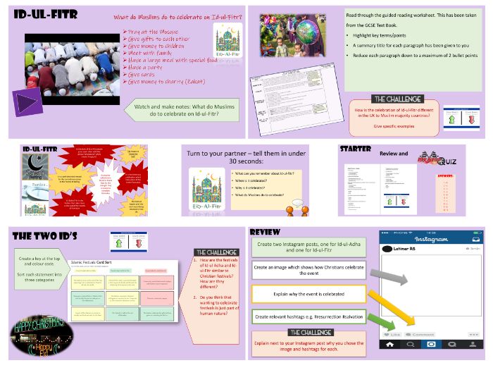 GCSE Islam Practices - lesson 11. Eid-ul-fitr