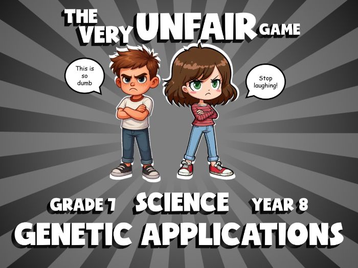 Genetic Applications VERY UNFAIR GAME | No-Prep Year 8 Science Review Activity